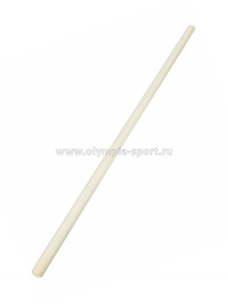 Палка гимнастическая 1,2м деревянная d22мм
