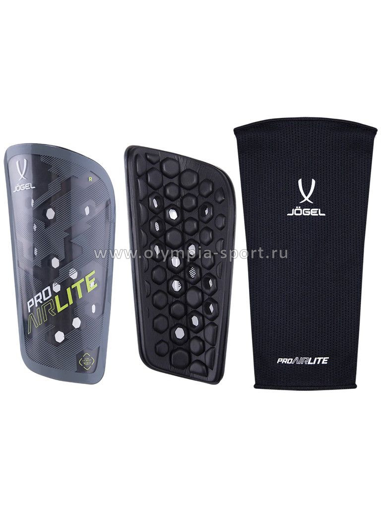 Щитки футбольные Jögel Proairlite серый (M)