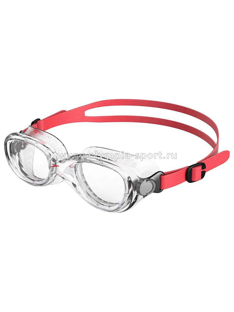 Очки для плавания детские SPEEDO Futura Classic Jr, прозрачные линзы, прозрачная оправа