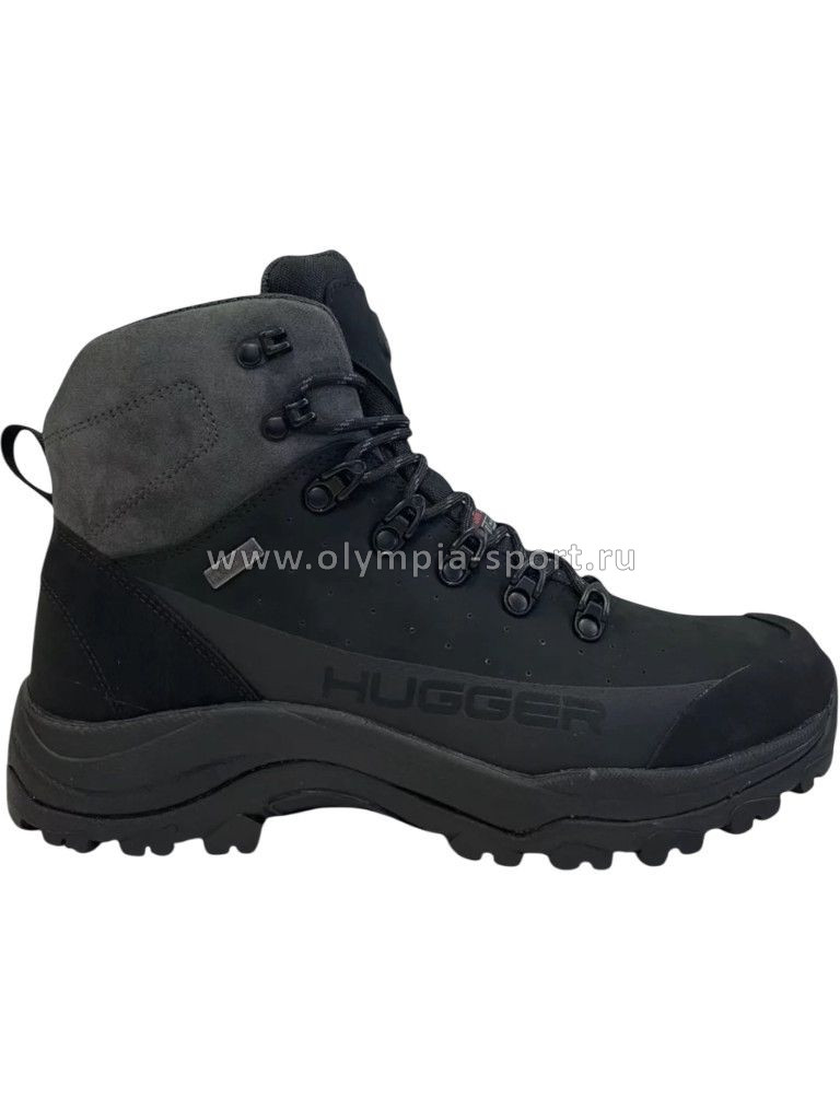 Ботинки зимние Editex Hugger нат.нубук/иск.мат., чёрный