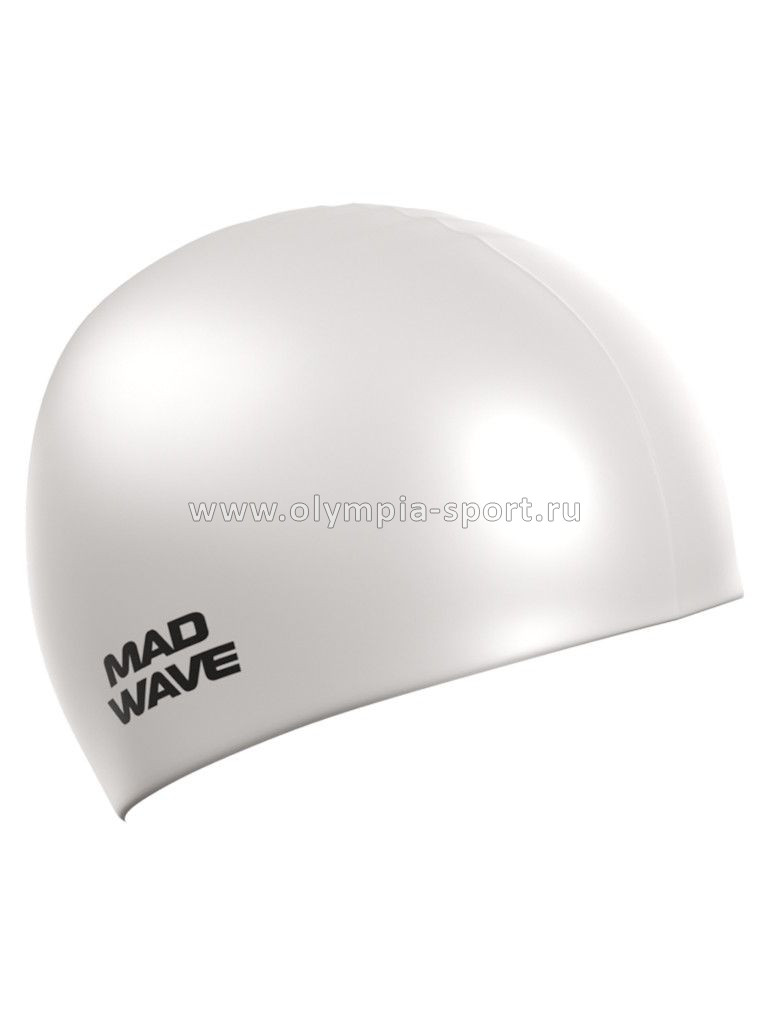 Шапочка для плавания Mad Wave Intensive solid, силиконовая