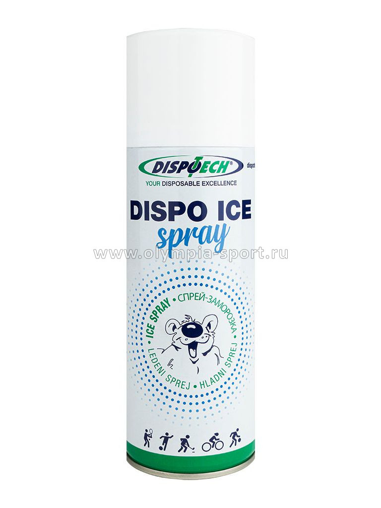 Спрей-заморозка Dispo Ice Spray, охлаждающий и обезболивающий, 400 мл